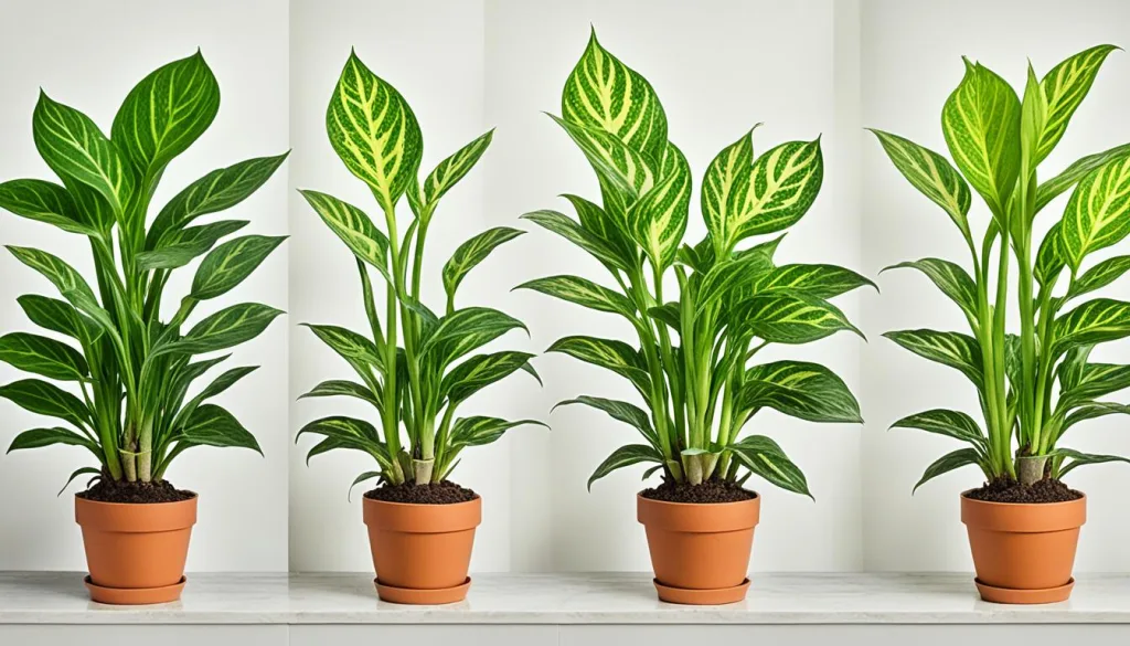 step by step guide to division propagation of aglaonema
